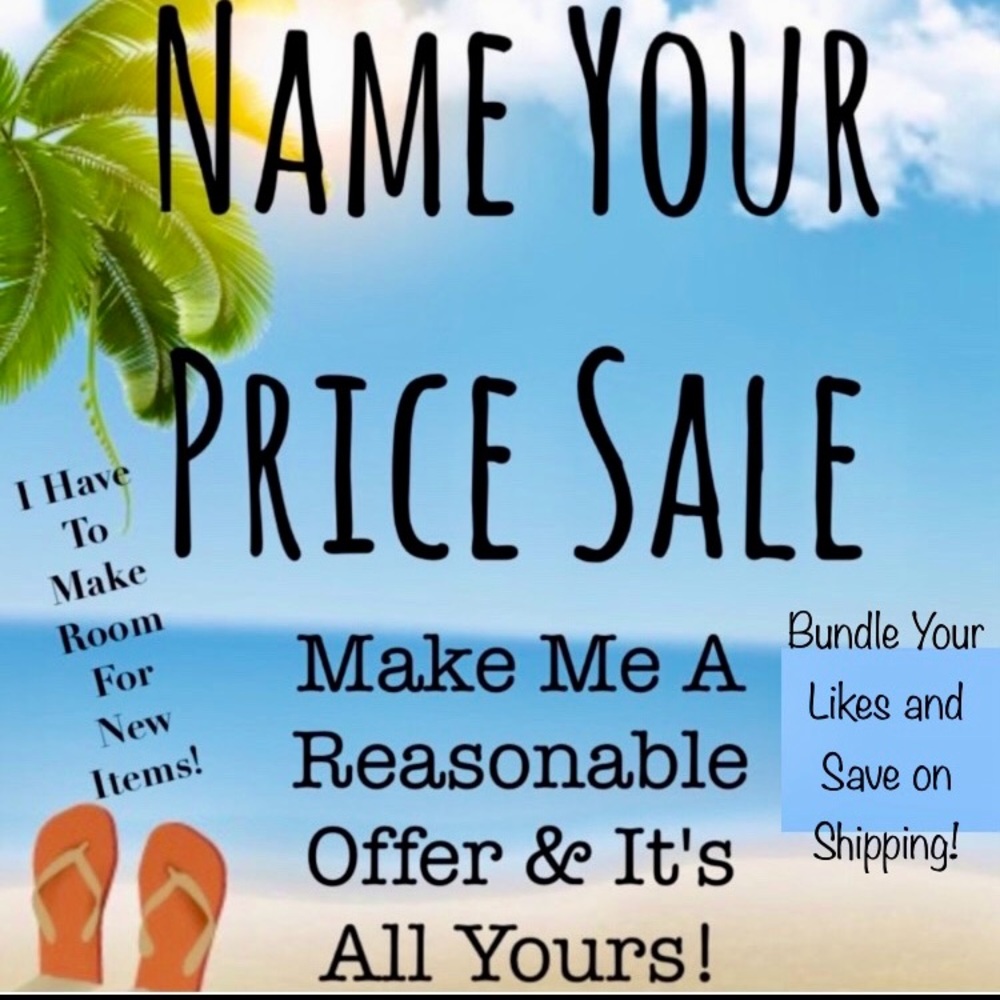 Name Your Price Sale Poster